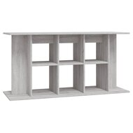 Aquariumstandaard 120x40x60 cm bewerkt hout grijs sonoma 2