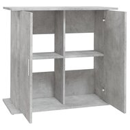 Aquariumstandaard 81x36x73 cm bewerkt hout betongrijs 6