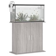 Aquariumstandaard 81x36x73 cm bewerkt hout grijs sonoma eiken 3