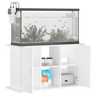 Aquariumstandaard 101x41x58 cm bewerkt hout wit 4