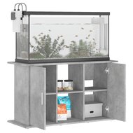 Aquariumstandaard 101x41x58 cm bewerkt hout betongrijs 4