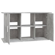 Aquariumstandaard 101x41x58 cm bewerkt hout betongrijs 6