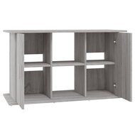 Aquariumstandaard 101x41x58 cm bewerkt hout grijs sonoma eiken 6