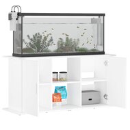 Aquariumstandaard 121x41x58 cm bewerkt hout wit 4