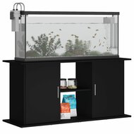 Aquariumstandaard 121x41x58 cm bewerkt hout zwart 3