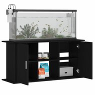 Aquariumstandaard 121x41x58 cm bewerkt hout zwart 4