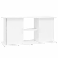 Aquariumstandaard 121x41x58 cm bewerkt hout hoogglans wit 2