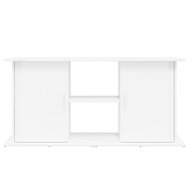 Aquariumstandaard 121x41x58 cm bewerkt hout hoogglans wit 5