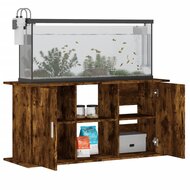 Aquariumstandaard 121x41x58 cm bewerkt hout gerookt eikenkleur 4