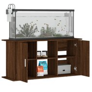 Aquariumstandaard 121x41x58 cm bewerkt hout bruin eikenkleur 4