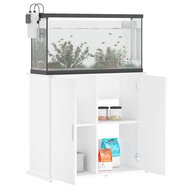 Aquariumstandaard 81x36x73 cm bewerkt hout wit 3