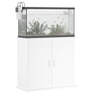 Aquariumstandaard 81x36x73 cm bewerkt hout wit 4