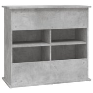 Aquariumstandaard 81x36x73 cm bewerkt hout betongrijs 8