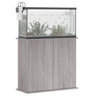 Aquariumstandaard 81x36x73 cm bewerkt hout grijs sonoma eiken 4