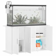 Aquariumstandaard 101x41x58 cm bewerkt hout wit 3