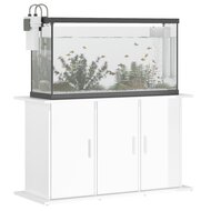 Aquariumstandaard 101x41x58 cm bewerkt hout hoogglans wit 3