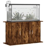 Aquariumstandaard 101x41x58 cm bewerkt hout gerookt eikenkleur 4