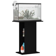 Aquariumstandaard 60,5x36x72,5 cm bewerkt hout zwart 3