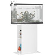 Aquariumstandaard 75x36x72,5 cm bewerkt hout hoogglans wit 3