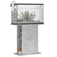 Aquariumstandaard 75x36x72,5 cm bewerkt hout betongrijs 3