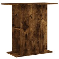 Aquariumstandaard 75x36x72,5 cm bewerkt hout gerookt eiken 2