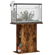 Aquariumstandaard 75x36x72,5 cm bewerkt hout gerookt eiken 3