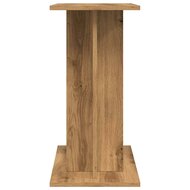 Aquariumstandaard 60x30x60cm bewerkt hout artisanaal eikenkleur 5