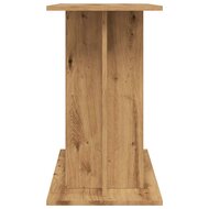 Aquariumstandaard 80x35x60cm bewerkt hout artisanaal eikenkleur 5