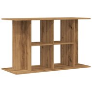 Aquariumstandaard 100x40x60 cm bewerkt hout artisanaal eiken 2