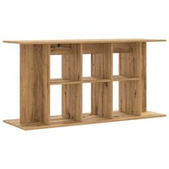 Aquariumstandaard 120x40x60 cm bewerkt hout artisanaal eiken 6