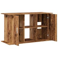 Aquariumstandaard 101x41x58 cm bewerkt hout oud houtkleurig 7