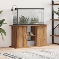 Aquariumstandaard 101x41x58 cm bewerkt hout artisanaal eiken 1