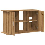 Aquariumstandaard 101x41x58 cm bewerkt hout artisanaal eiken 7