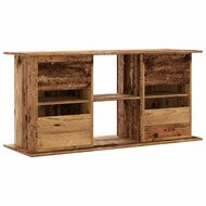 Aquariumstandaard 121x41x58 cm bewerkt hout oud houtkleurig 6