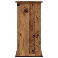 Aquariumstandaard 81x36x73 cm bewerkt hout oud houtkleurig 5