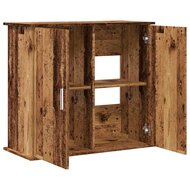 Aquariumstandaard 81x36x73 cm bewerkt hout oud houtkleurig 7