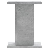 Speakerstandaards 2 st 30x30x40 cm bewerkt hout betongrijs 5