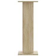 Speakerstandaards 2 st 30x30x80 cm bewerkt hout sonoma eiken 5