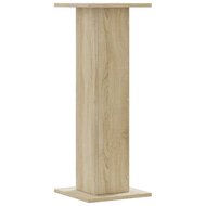 Speakerstandaards 2 st 30x30x80 cm bewerkt hout sonoma eiken 6