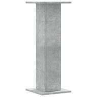 Speakerstandaards 2 st 30x30x80 cm bewerkt hout betongrijs 6