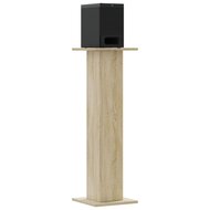 Speakerstandaards 2 st 30x30x95 cm bewerkt hout sonoma eiken 3