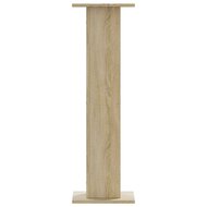 Speakerstandaards 2 st 30x30x95 cm bewerkt hout sonoma eiken 5