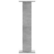 Speakerstandaards 2 st 30x30x95 cm bewerkt hout betongrijs 5