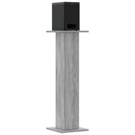 Speakerstandaards 2 st 30x30x95 cm bewerkt hout grijs sonoma 3