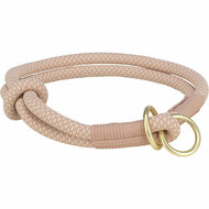 Trainingshalsbanden voor honden Trixie Soft Rope Roze S/M 40 cm 1