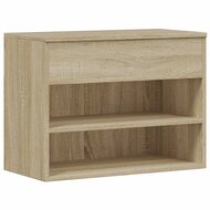 Schoenenbank 60x30x45 cm bewerkt hout sonoma eikenkleurig 2