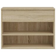 Schoenenbank 60x30x45 cm bewerkt hout sonoma eikenkleurig 5