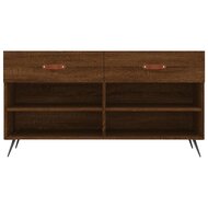 Schoenenbank 102x35x55 cm bewerkt hout sonoma eikenkleurig 6