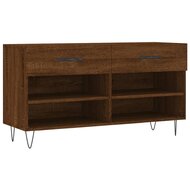 Schoenenbank 102x35x55 cm bewerkt hout sonoma eikenkleurig 2