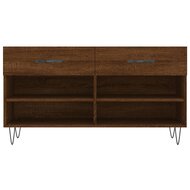 Schoenenbank 102x35x55 cm bewerkt hout sonoma eikenkleurig 6